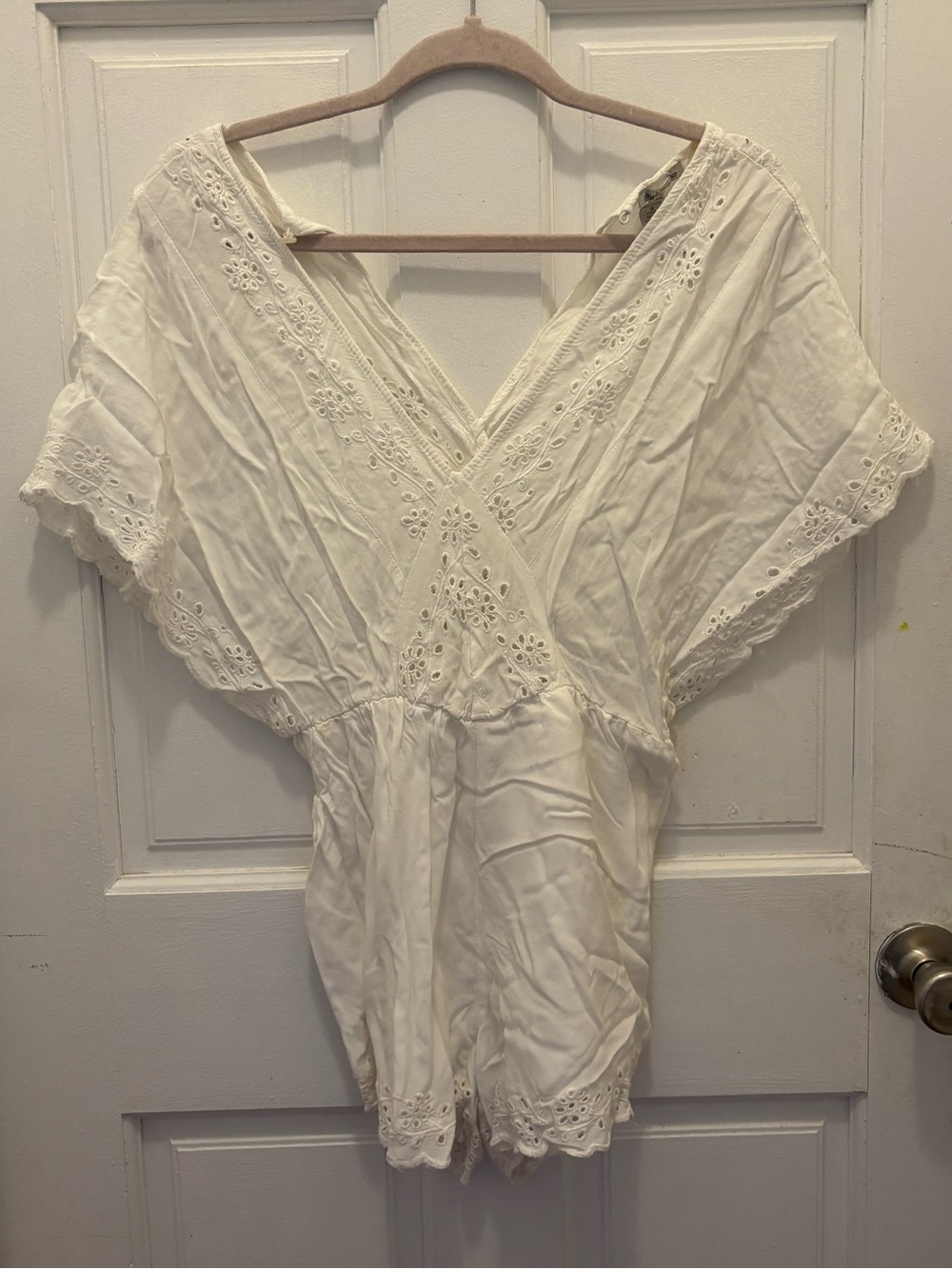 Charlotte Russe Eyelet Lace Romper
